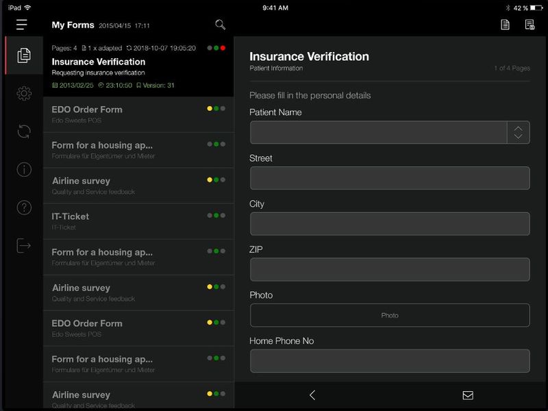 eMODAT iPAD Formularlösung